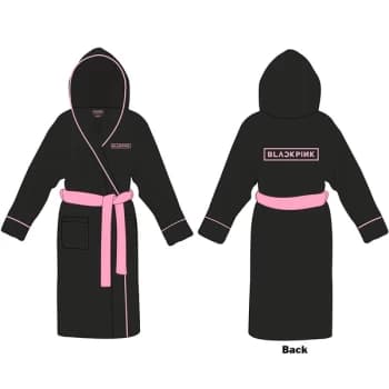 BlackPink - Logo Unisex Medium - Large Bathrobe - Black