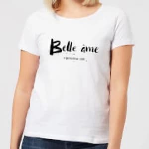 Belle Ame Womens T-Shirt - White - 3XL