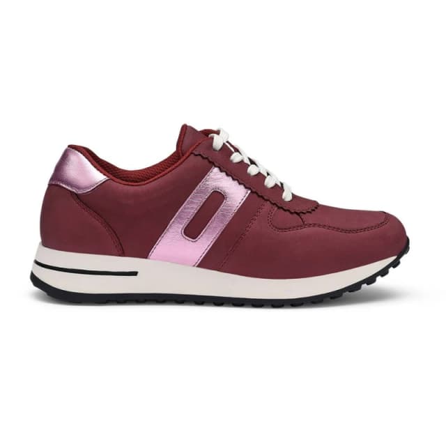 Hotter Womens 'Revival' Trainers in Maroon Size: 3 Maroon Female 3
