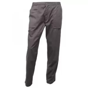 Regatta Mens Workwear Action Trouser (Water Repellent) (28 Regular) (Dark Grey)