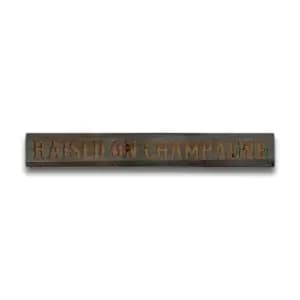Champagne Grey Wash Wooden Message Plaque