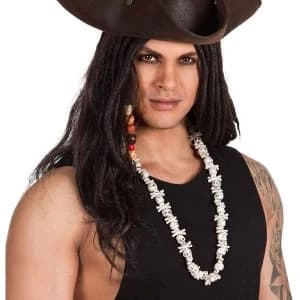Skull and Bones Necklace Fancy Dress