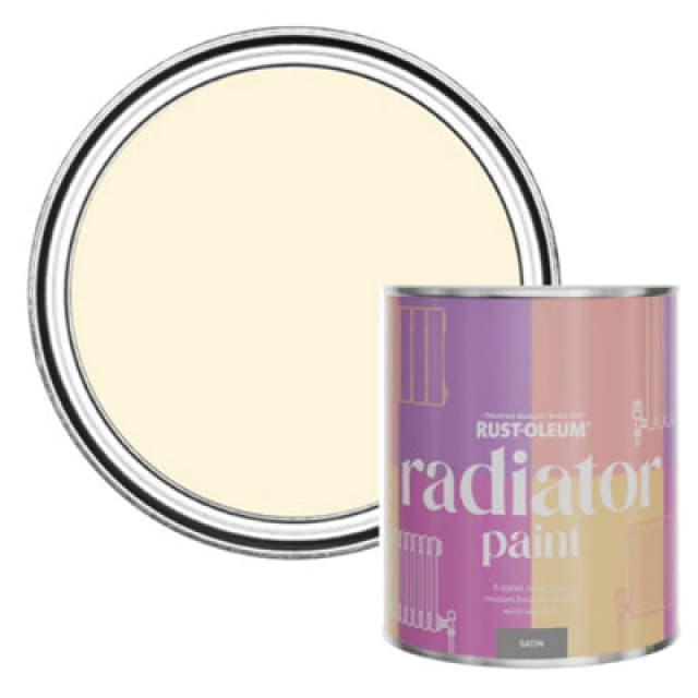 Rust-Oleum Rust-Oleum Radiator Satin Paint 750ml - Clotted Cream