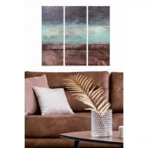 MDF760129924 Multicolor Decorative MDF Painting (3 Pieces)