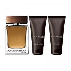 Dolce & Gabbana The One Gift Set 100ml Eau de Toilette + 50ml Aftershave Balm + 50ml Shower Gel