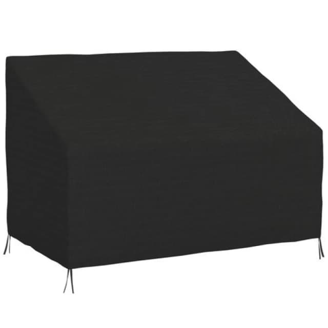 Outsunny 2 Seater Rain Cover Garden Sofa Chair Protector 140x84x56/94 cm, Black 84B-055V01BK