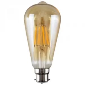 MiniSun 4W BC/B22 Filament Pear Shaped Bulb In Warm White