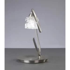Table lamp Ice 1 Bulb G9 ECO, satin nickel