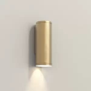 Astro Ava Coastal Outdoor LED Wall Light Solid Brass IP44, GU10