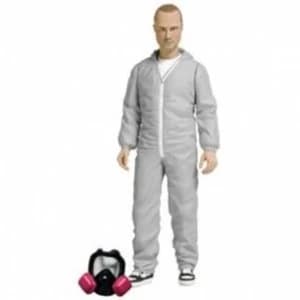 Mezco Breaking Bad Jesse Pinkman White Hazmat Suit Action Figure
