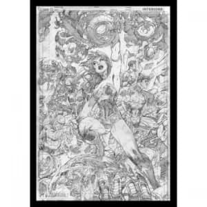 DC Comics Art Print Wonder Woman Comic Book 42 x 30 cm