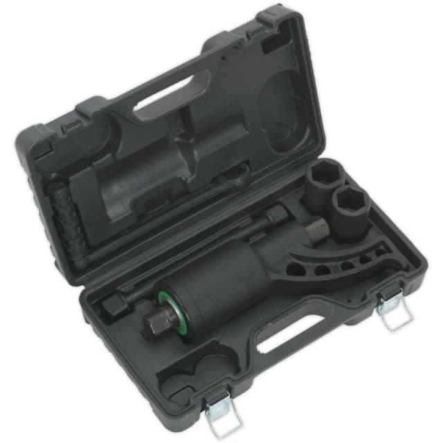 Loops 65:1 / 6200Nm Torque Multiplier Wheel Nut Wrench & 210mm Extension - HGV Multi