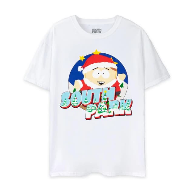 South Park South Park Men Short Sleeved T-Shirt in White Size: Small White S Male 5063203024100