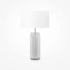 Maytoni Muse Modern Table Lamp with Round Shade Chrome E27