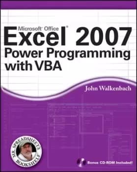 Excel 2007 power programming with VBA by John Walkenbach