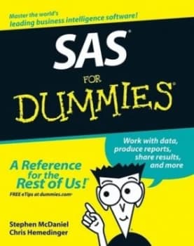Sas for Dummies by Stephen Mcdaniel Paperback