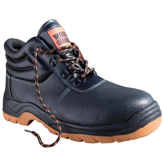 Result Result Men Work-Guard Defence SBP Waterproof Leather Safety Boots in Black Size: 6 Black 6 Male 5057080019090