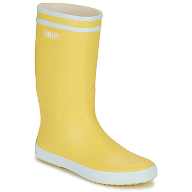 Aigle LOLLY POP 2 boys's Children's Wellington Boots in Yellow