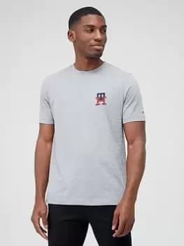 Tommy Hilfiger Essential Monogram T-Shirt - Dark Grey Heather Size M Men