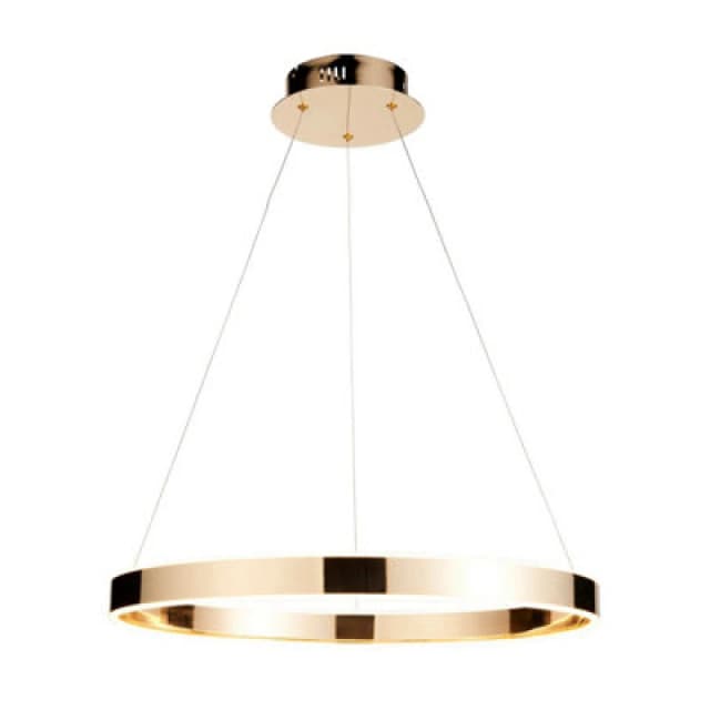 SO'HOME Gem Contemporary Pendant Light in Gold Finish Gold-Coloured ONE SIZE
