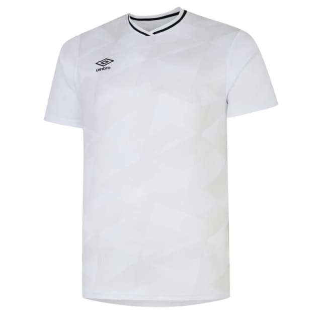 Umbro Umbro Men Triassic Logo Short-Sleeved Jersey in Off White Size: Small Off White S Male 5063425546985