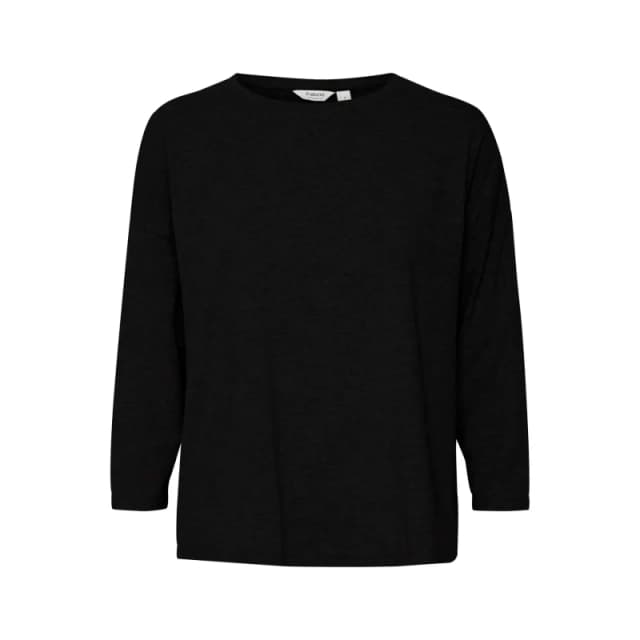 b.Young Womens three-quarter sleeve T-Shirt b.young Pamila Noir Female L