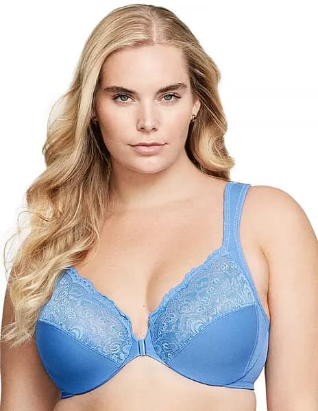 Glamorise 1245 Wonder Wire Bra Ultra Marine Female 46DD RV07931