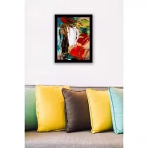 SC0123 Multicolor Decorative Framed MDF Painting