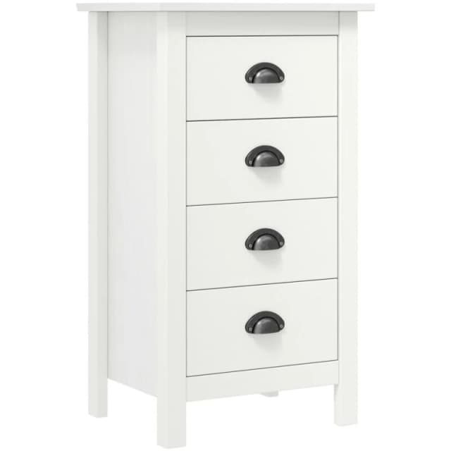 VIDAXL Sideboard Hill White 46x35x80cm Solid Pine Wood Vidaxl 8719883909783