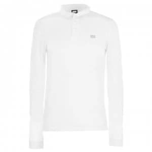 883 Police Mallbec Long Sleeve Polo Shirt - White