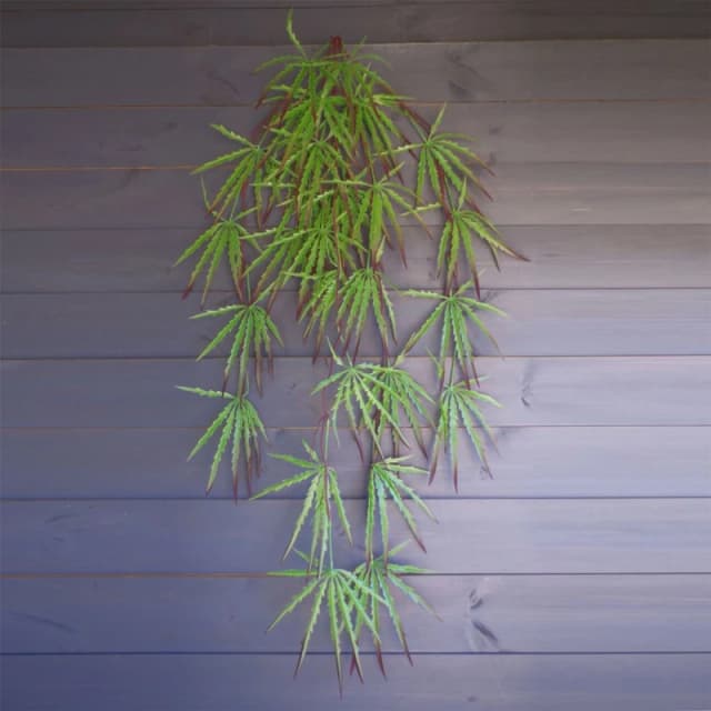 Leaf 100cm Artificial Hanging Acer Spider Plant Green unisex