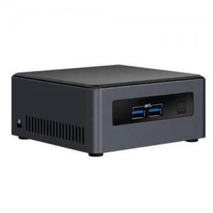 Intel NUC BLKNUC7I7DNH3E PC/workstation barebone i7-8650U 1.9 GHz UCFF Black Grey BGA 1356