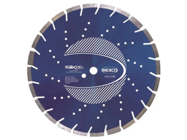 Mexco Dpxcel35025 Xcel Grade Dual Purpose Diamond Blade 350X 25.4mm Mexdpxl35025