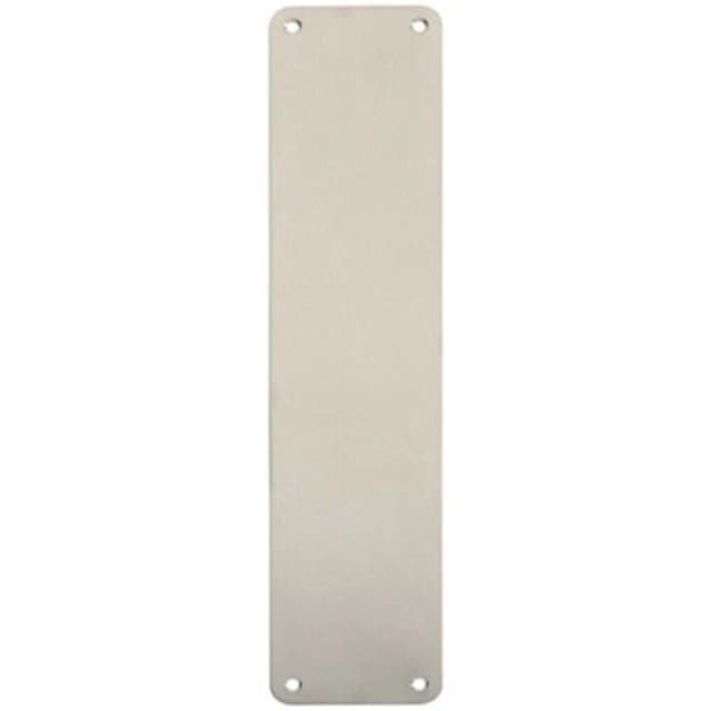 Loops Plain Door Finger Plate 350 x 75mm Satin Stainless Steel Push Plate Metallics