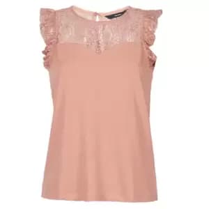 Vero Moda VMALBERTA womens Vest top in Pink - Sizes S,M,XS