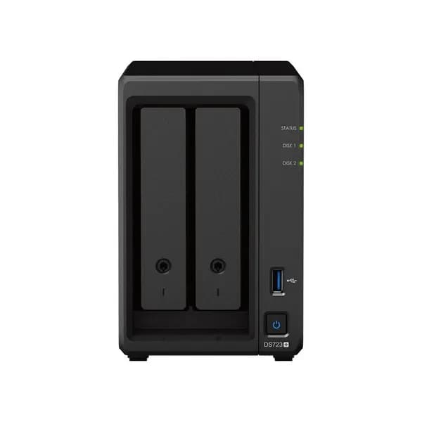 Synology DiskStation DS723+ 2GB RAM with 16TB Installed Storage 2 Bay SATA Desktop NAS Storage DS723+/16TB-HAT3300