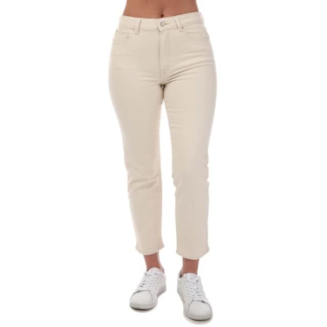 Only Emily Stretch High Waist Straight Jeans White female 29R