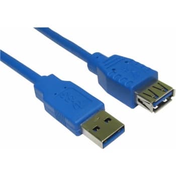 USB3-822BL USB 3.0 A Male - Female Blue Cable 2m - Rvfm