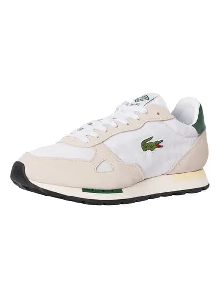 Lacoste Partner 70S 124 1 SMA Trainers White/Dark Green 10 UK