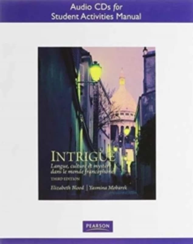 SAM Audio CDs for Intrigue. Audio cassette. By Elizabeth A, PhD Blood, Yasmina Mobarek Books
