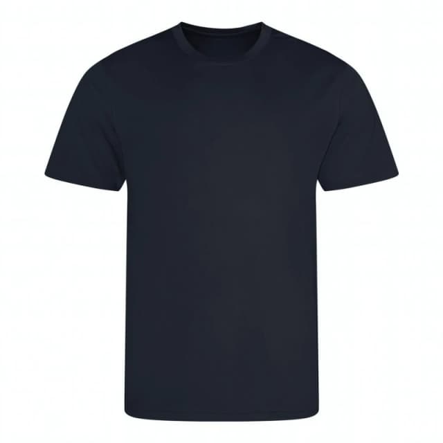 AWDis Cool Mens Plain Blue T-Shirt in Navy Size: Small Navy Male S