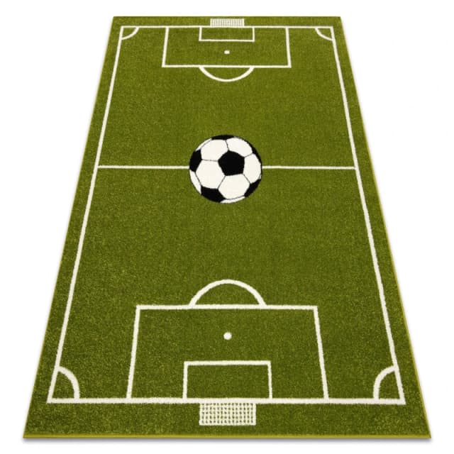 RugsX Boisko Rug in Green Size: 100cm x 160cm Green Unisex 100cm x 160 cm