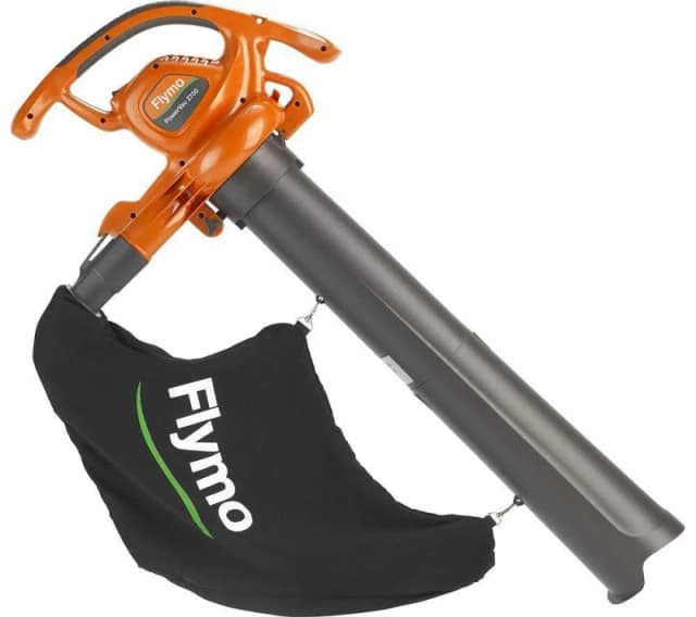 FLYMO PowerVac 2700 Garden Vacuum & Leaf Blower - Orange & Grey 7392930664807