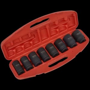 Sealey 8 Piece 3/4" Drive Deep Impact Socket Set Metric 3/4"