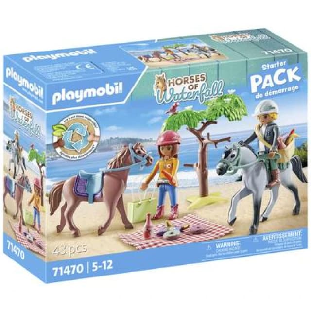 PLAYMOBIL Playmobil Horses of Waterfall Riding trip to the beach with Amelia and Ben 71470 71470
