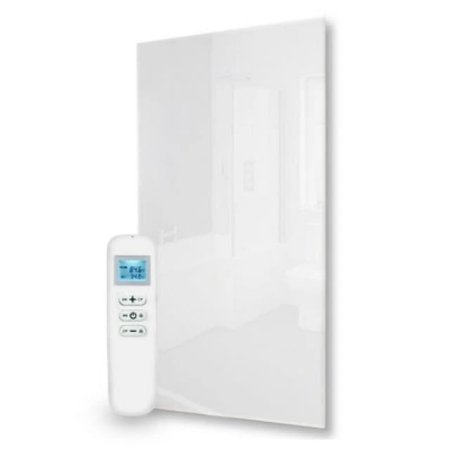 Mirrorstone Heating Mirrorstone Quartz Glass White Panel Glass 700W Infrared Heating Panel