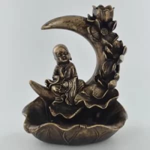 Buddha on Backflow Burner H18.7cm