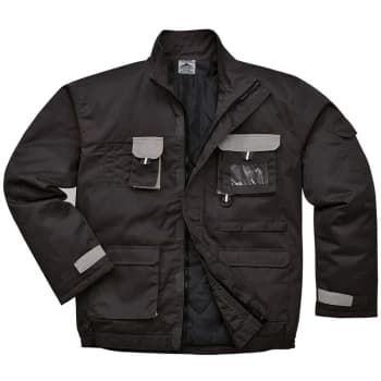 Portwest - TX18BKRL - sz L Texo Contrast Jacket - Lined - Black