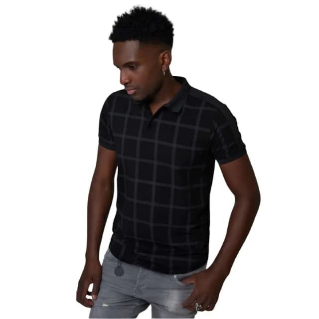 Project X Paris Checked Polo shirt Project X Paris Noir Male S
