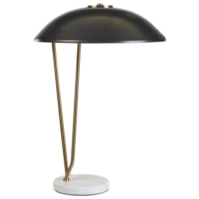 Beliani Industrial Table Lamp Danto Metal Black